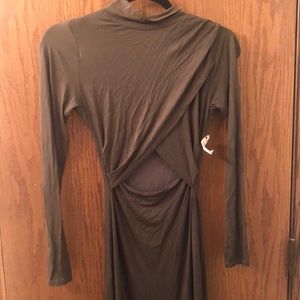 Akira Red Label Olive Midi Dress